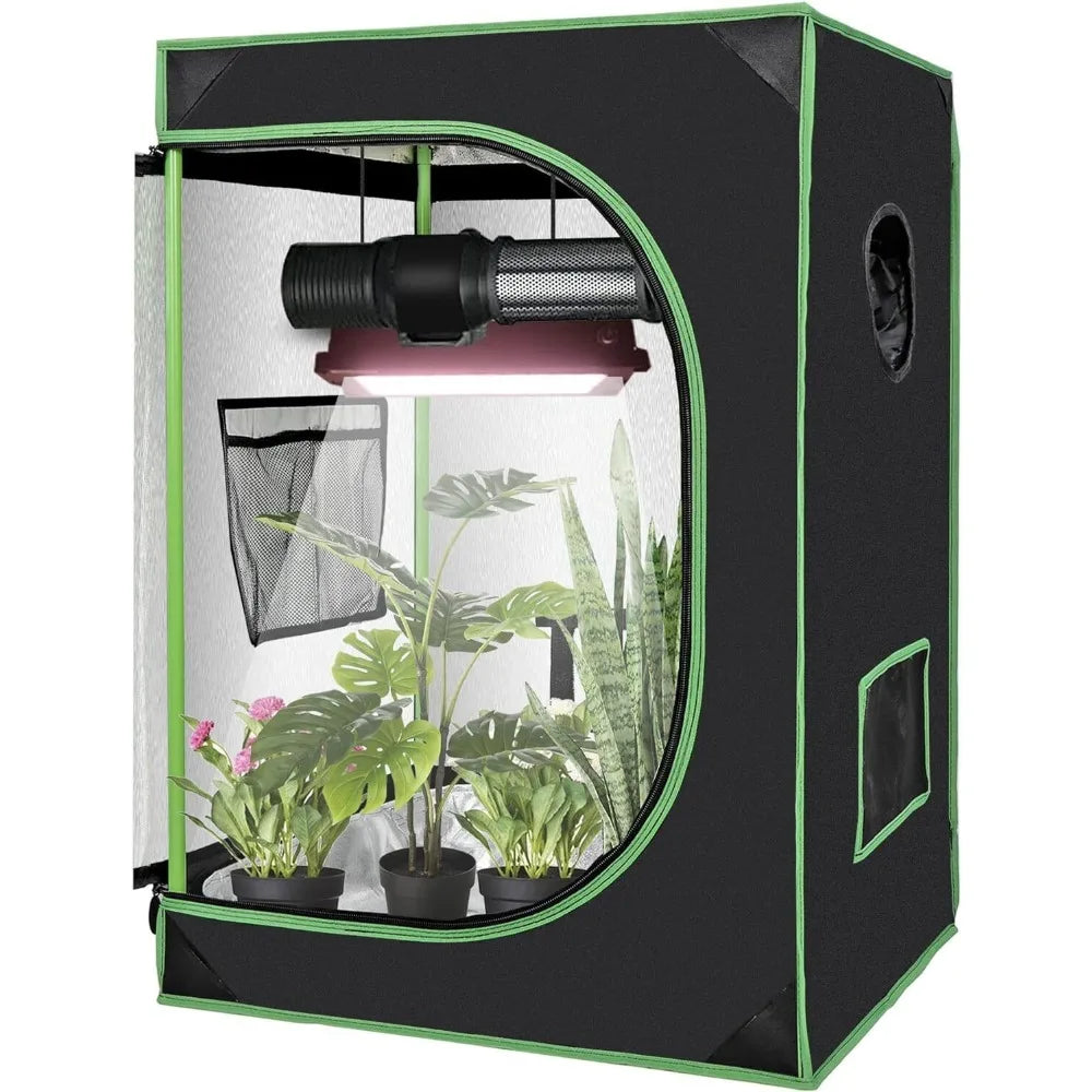 Hydroponic Grow Tent With Waterproof Floor Tray Indoor