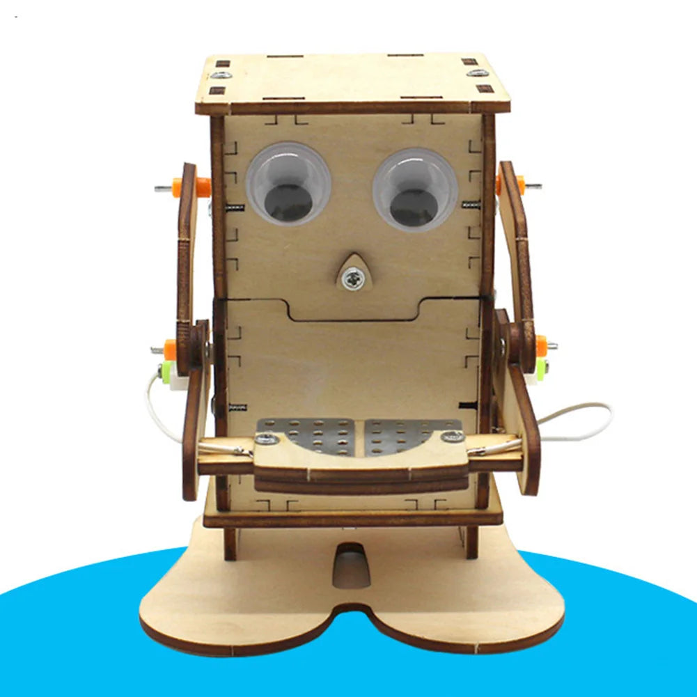 CE DIY Robot Eating Coin Model Kit for STEM Education