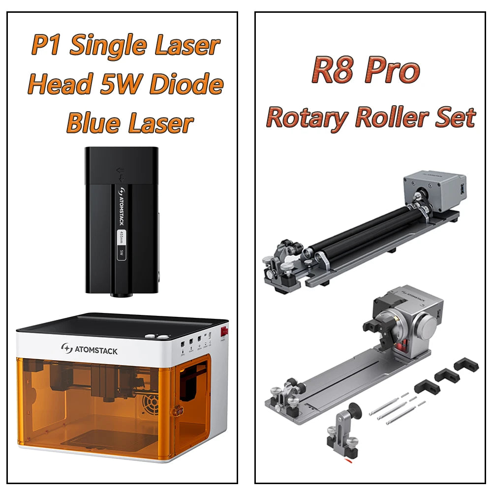 Atomstack P1 Mini Portable Laser Engraver 5W Bluetooth