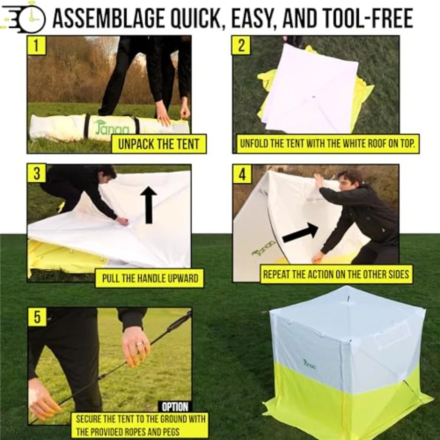 JAX3 Professional Work Tent Pop Up Quick Setup UV50 Waterproof