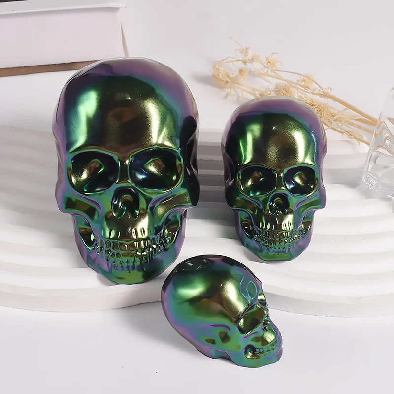 LIEBE ENGEL Skeleton Head Mold Silicone For Epoxy Resin
