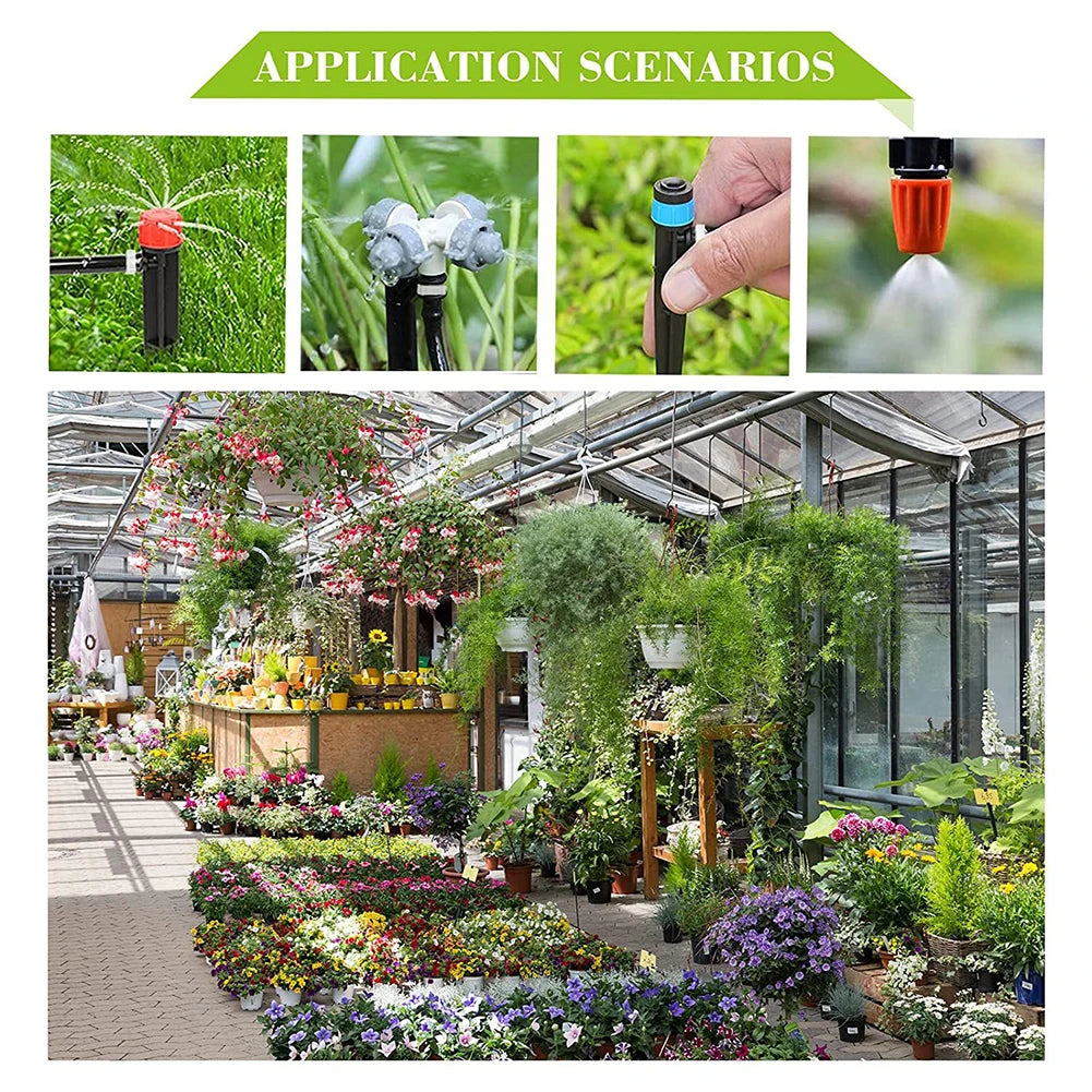 APWIKOGERH Automatic Garden Watering System Misting Kit