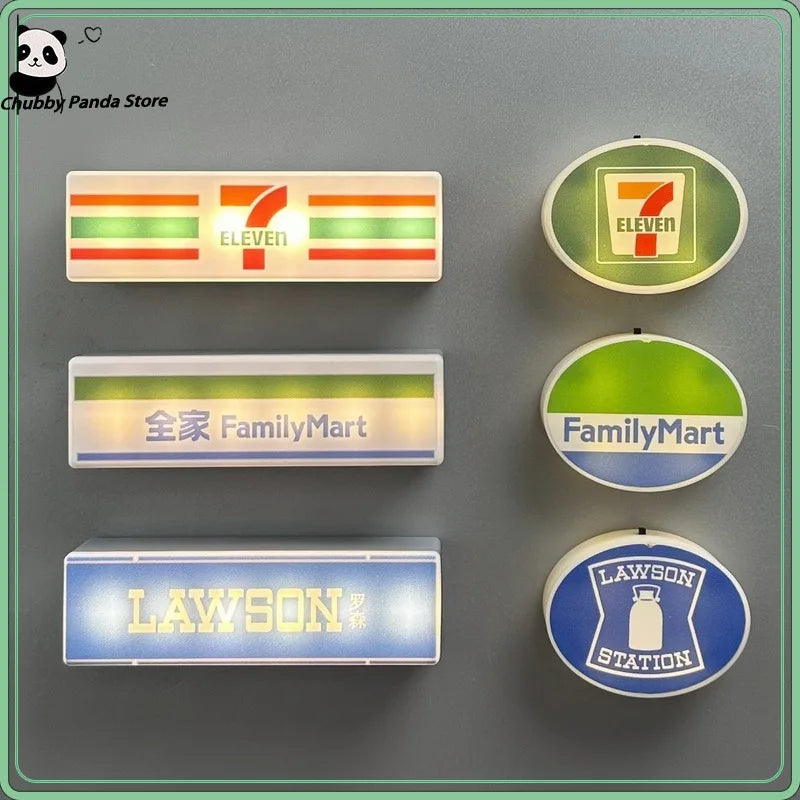 Magnetic Light Sign Box 711 Fridge Magnet For DIY Decoration