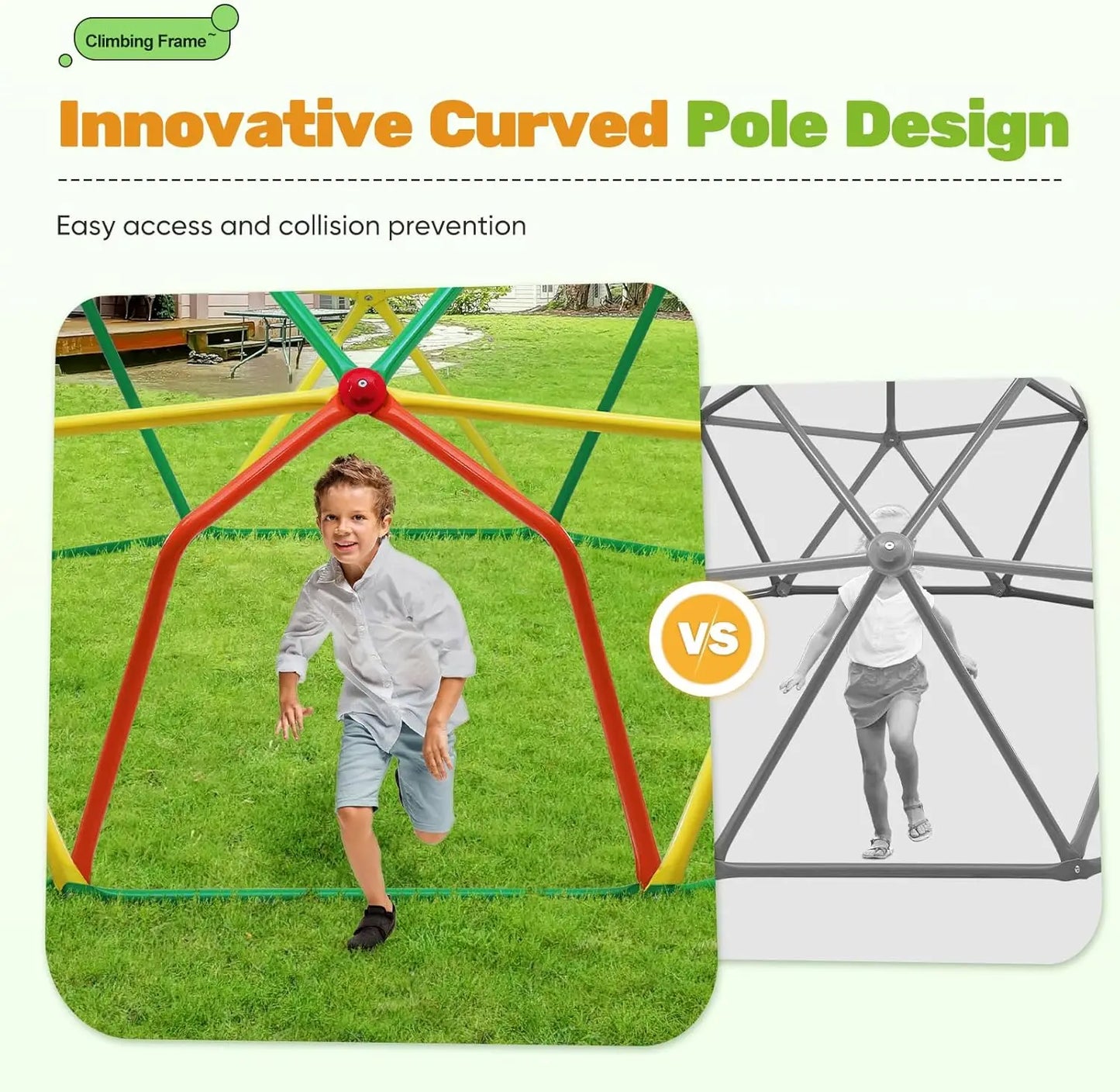 Zupapa Climbing Dome Outdoor Geometric Playground Gym