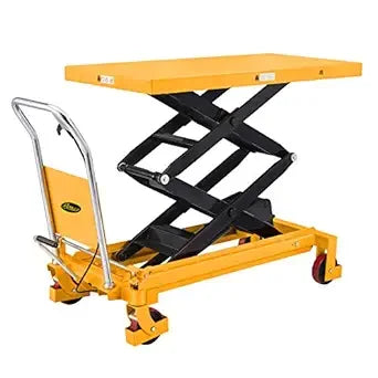 Double Scissor Hydraulic Lift Table Cart 770 Lb Capacity