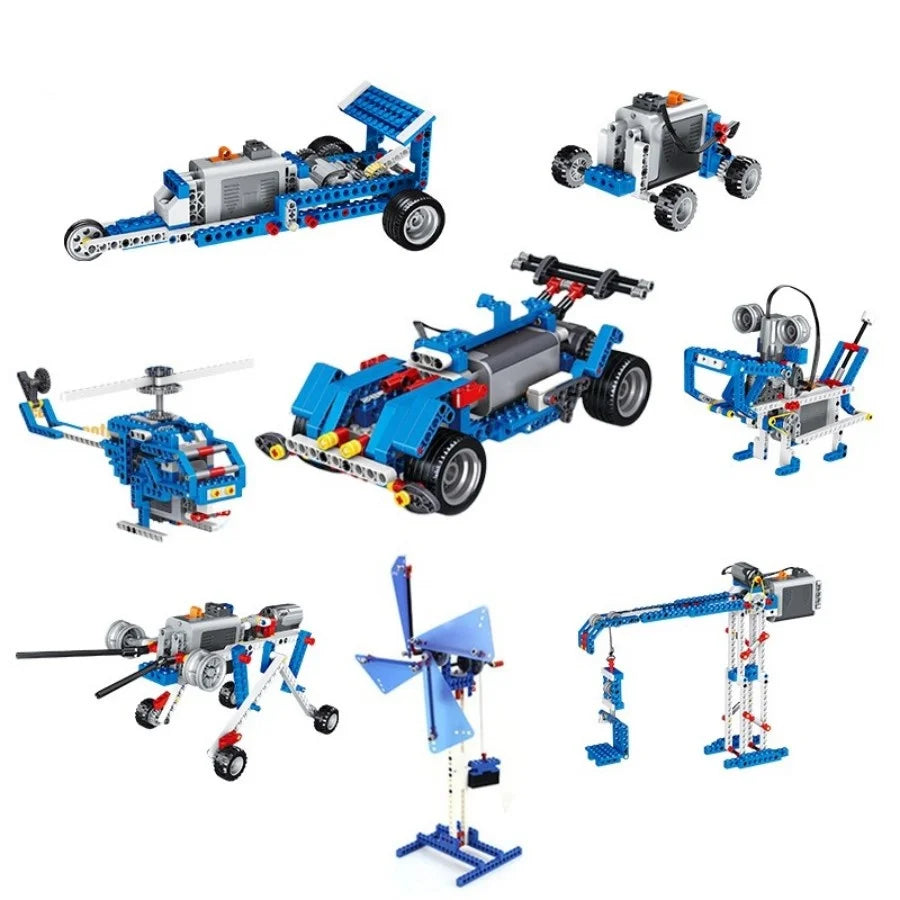Tech Programming Educational Building Blocks Power Function