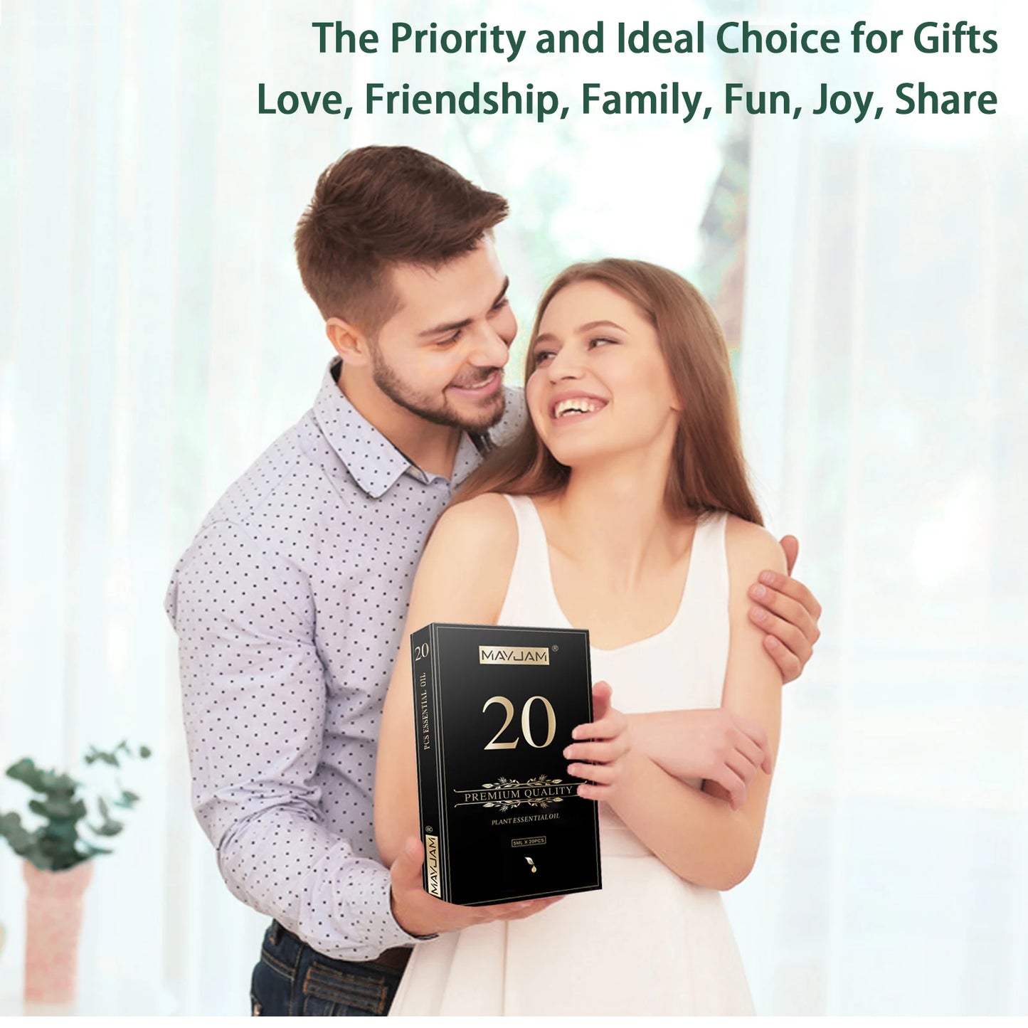 MAYJAM 20 Bottles Essential Oils Kit Lavender Jasmine