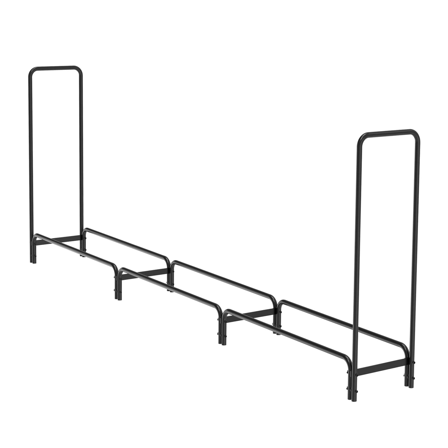 Heavy Duty Metal Log Rack For Outdoor Firewood Storage