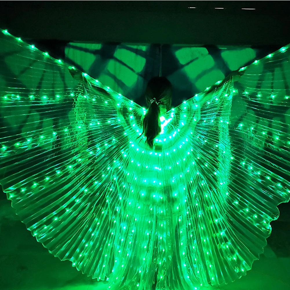 YOUTHINKE LED Luminous Butterfly Dance Wings Stage Prop