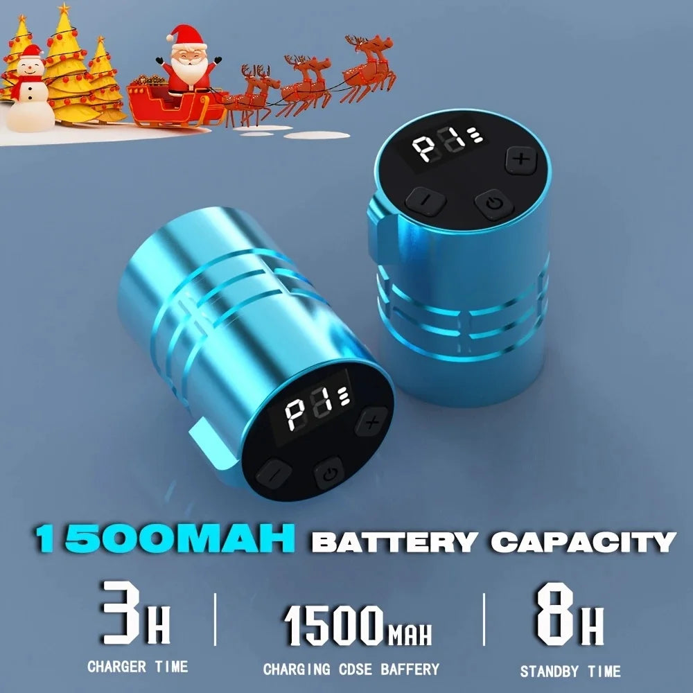 Gold Plume Tattoo Gun Kit Classy Complete Kit With 1500mAh