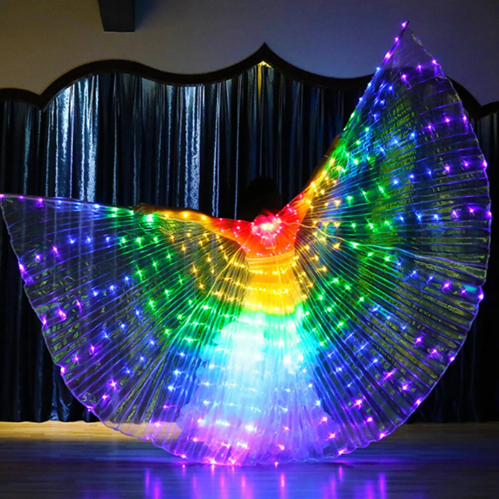 YOUTHINKE LED Luminous Butterfly Dance Wings Stage Prop