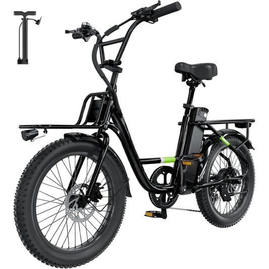 U7 Electric Bike For Adults 1000W Cargo 55 Mile Range