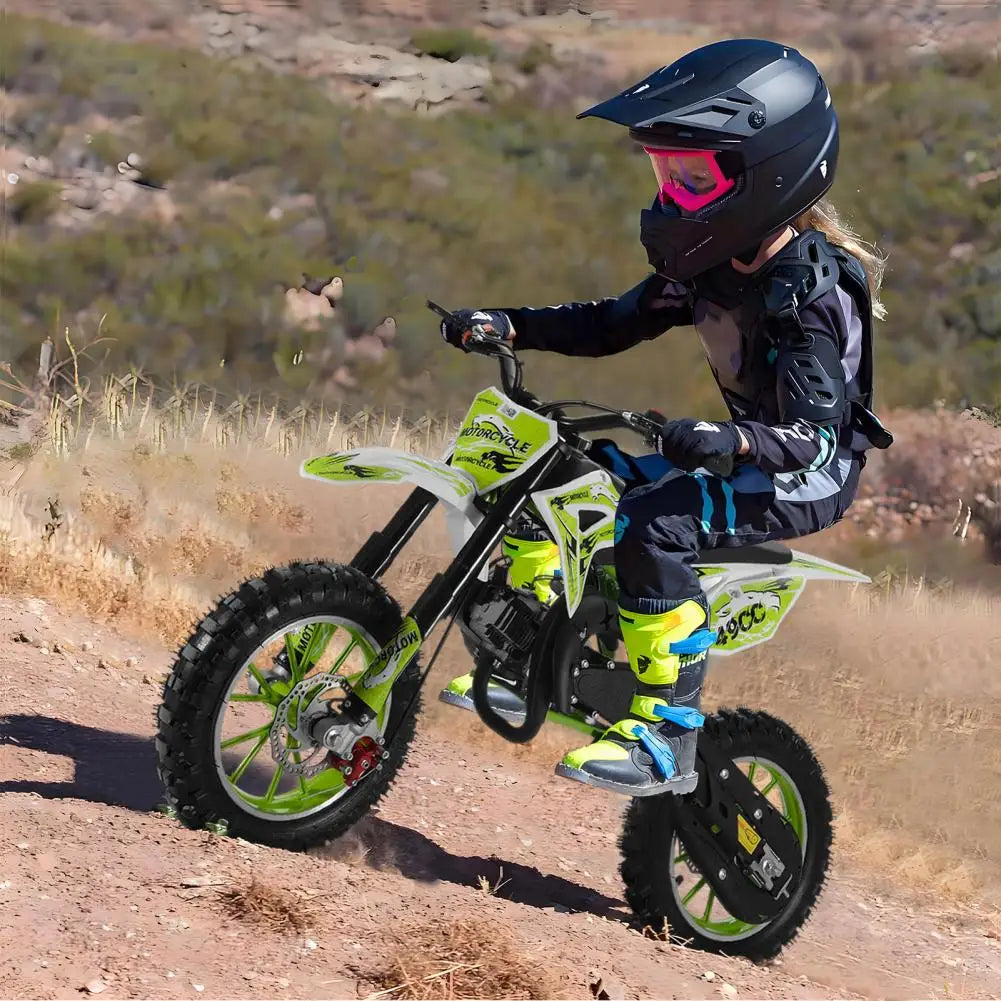 Off Road 49cc Mini Dirt Bike For Kids Gas Powered Motocross