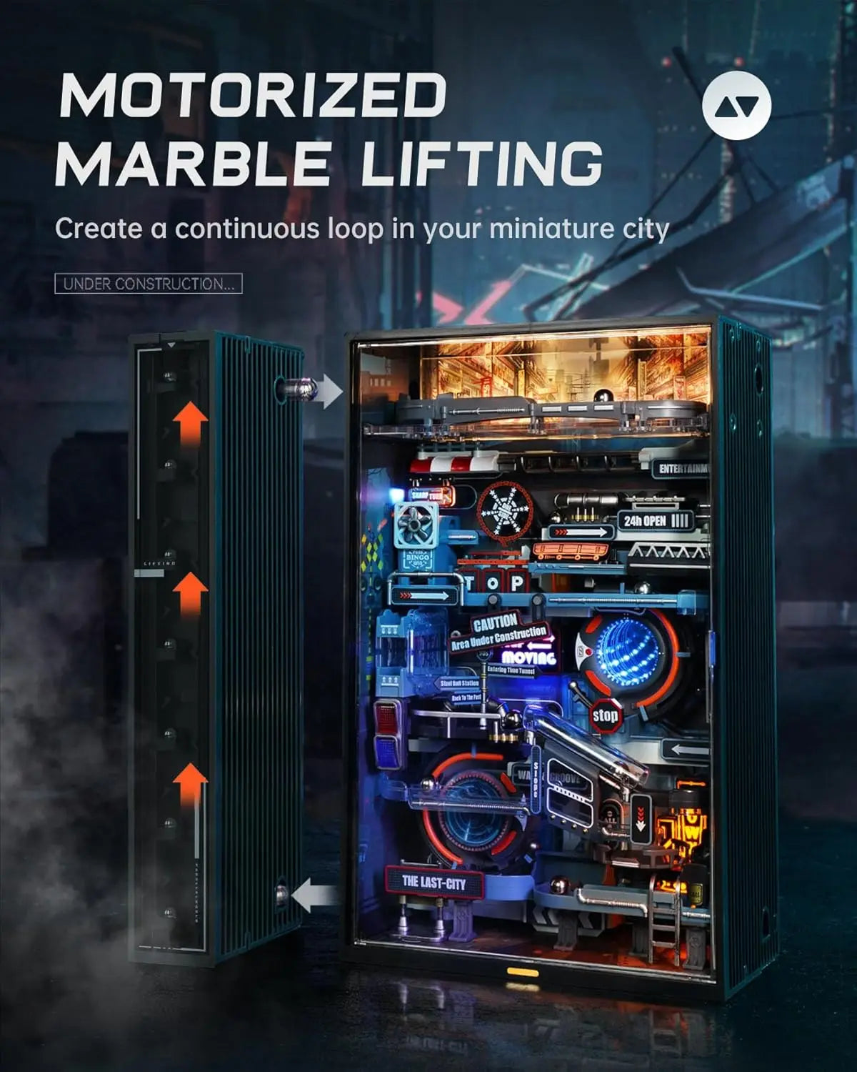 Robotime The Last City Parallel World Marble Run 3D Toy