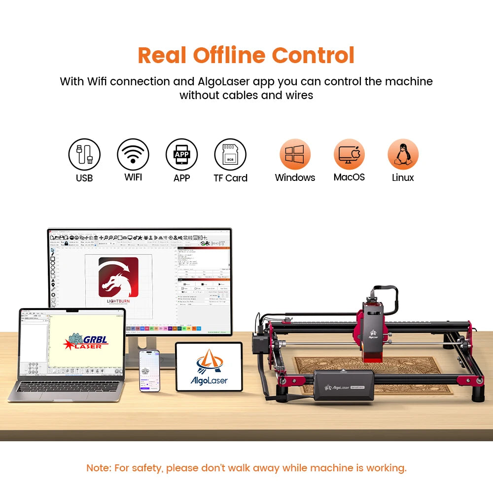 AlgoLaser Mini 5W DIY Kit Laser Engraver CNC Engraving
