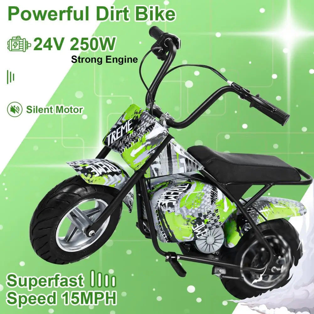 24V Kids Electric Dirt Bike 250W Off Road Motocross