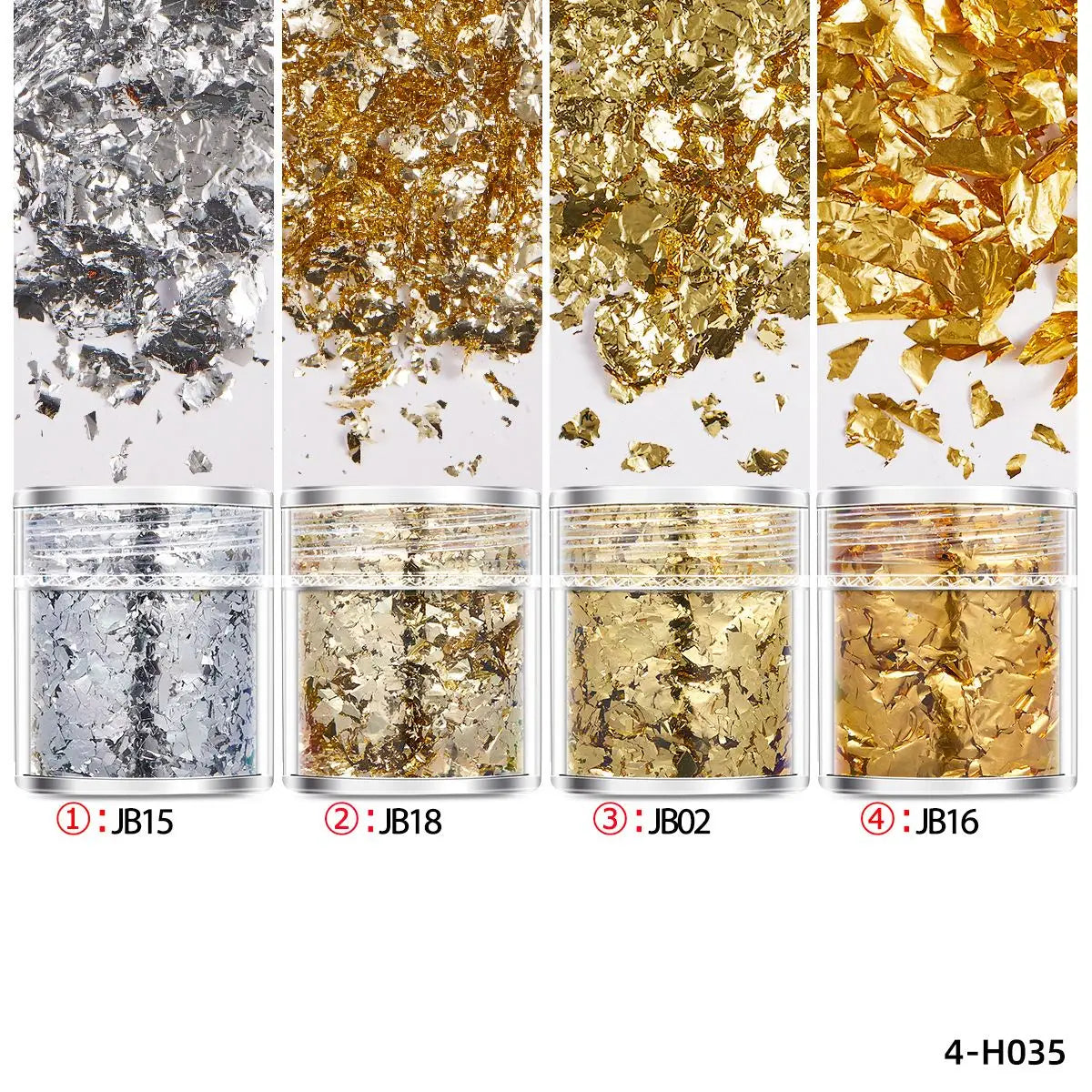 YAKAMOZ Gold Foil Fragments For Epoxy Resin Craft Jewelry