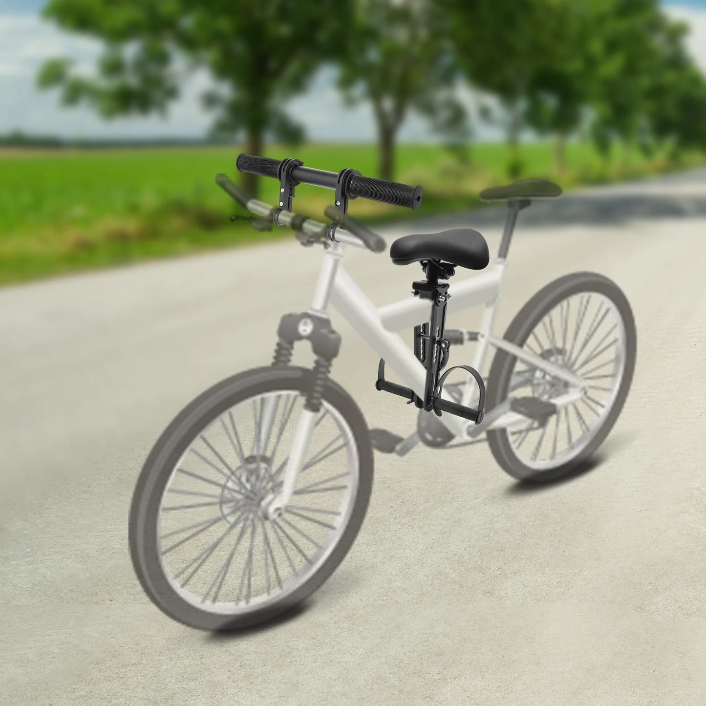 Hignconcerned Child Bike Seat With Support Frame And Belt