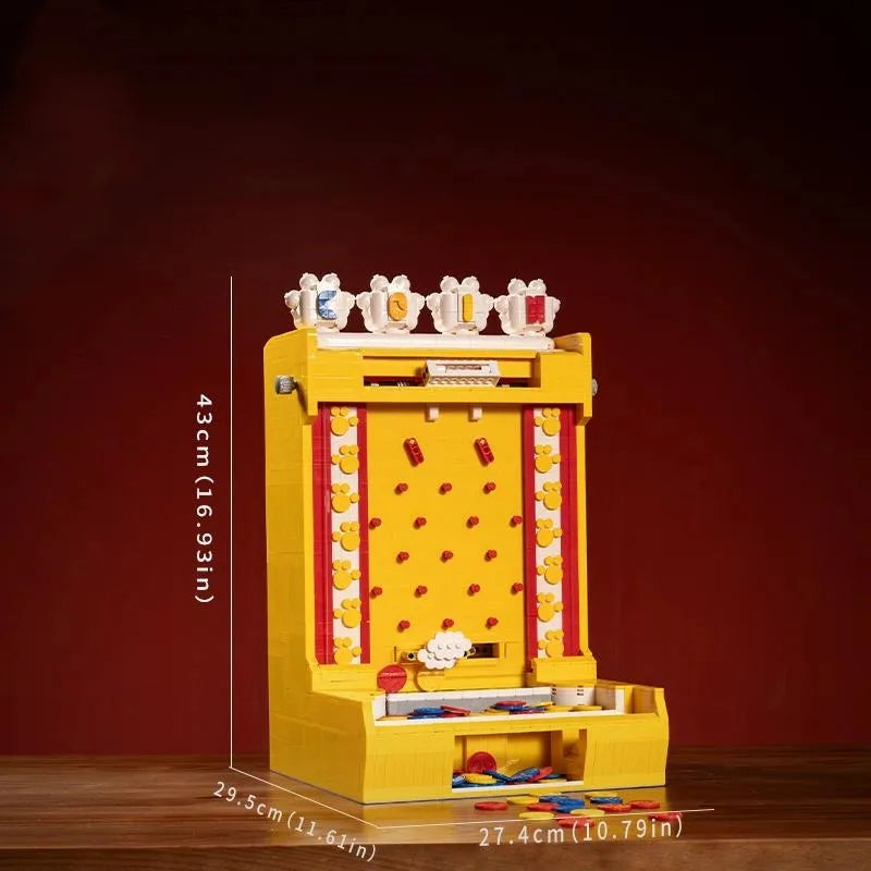 Barweer MOC Coin Pusher Building Blocks Toy Gift Set