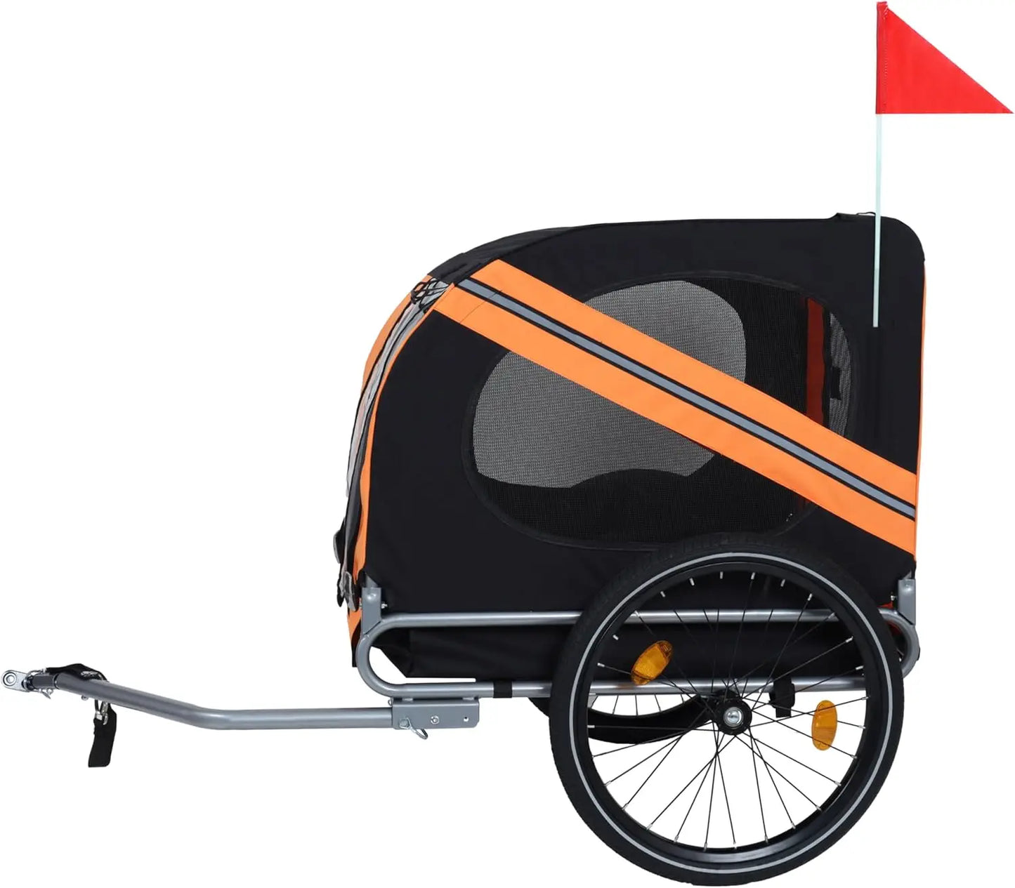 XMSJ Large Dog Bike Trailer 120 Lb Capacity Carrier