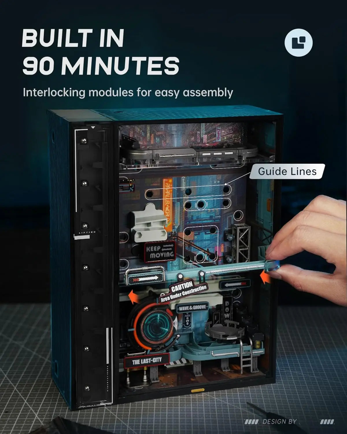 Robotime The Last City Parallel World Marble Run 3D Toy