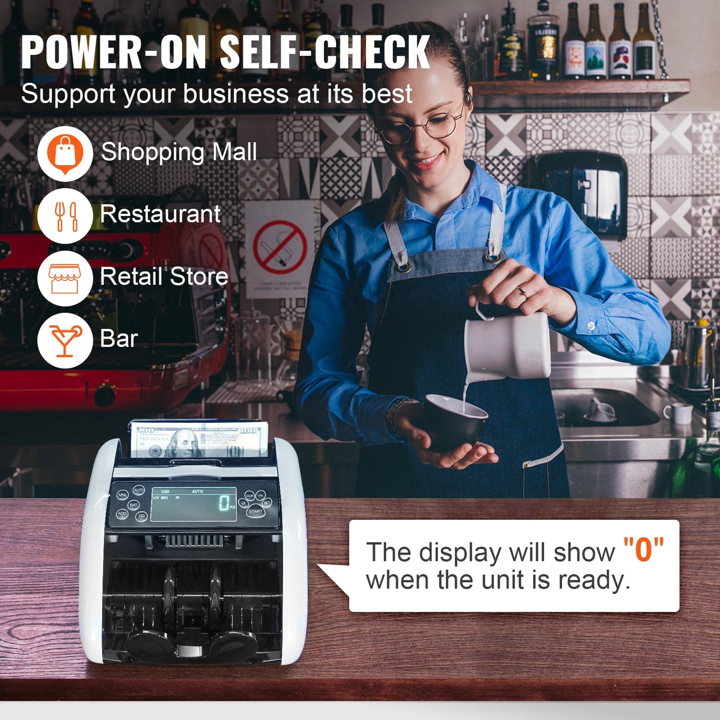 SucceBuy Counter 1000 Pcs Min With UV MG IR Bill Detector