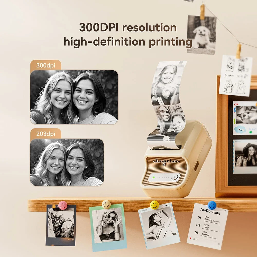 NiiMbot Mini Portable Bluetooth Label Printer for Stickers