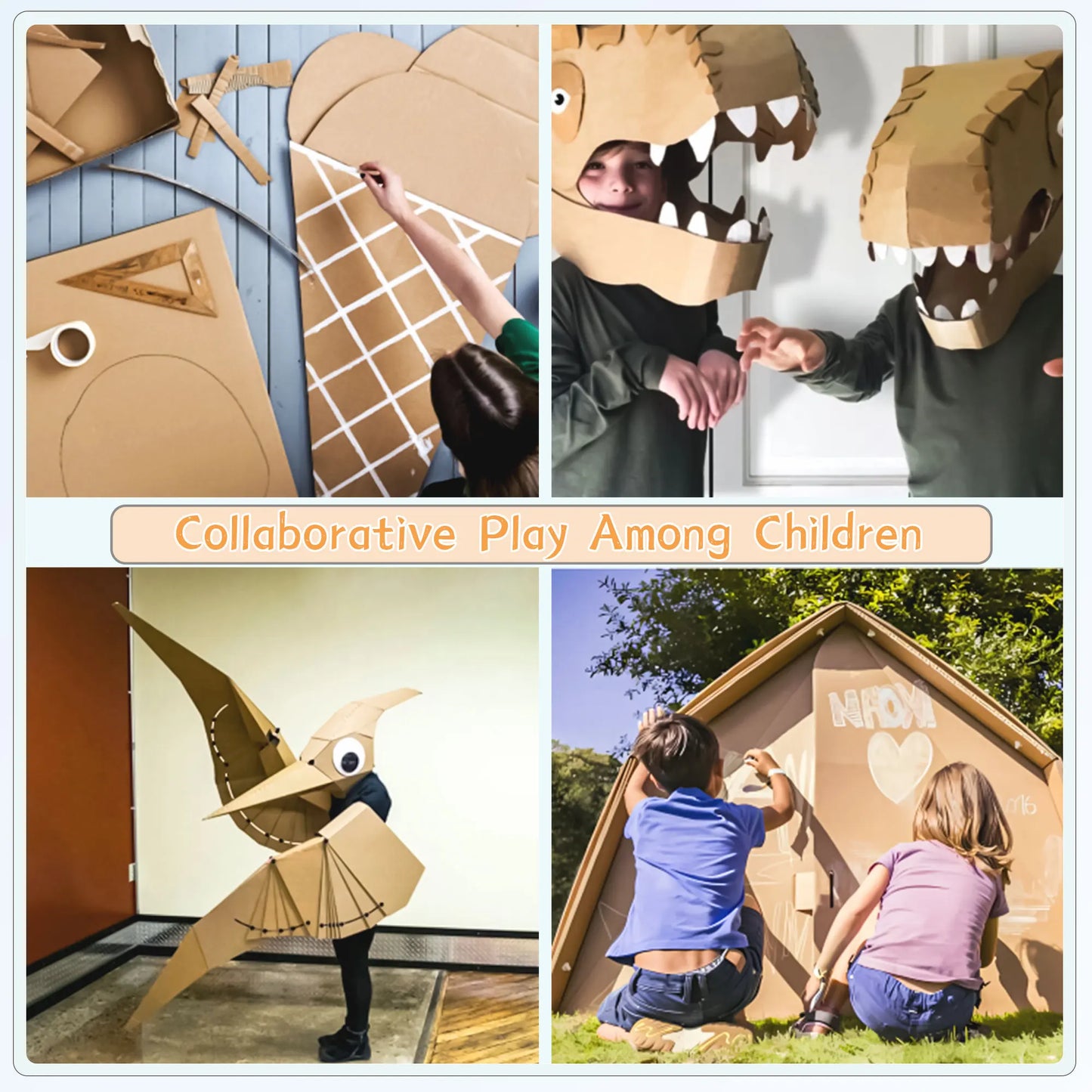 BeaverBot Safe Cardboard Construction Kit For Kids Saw