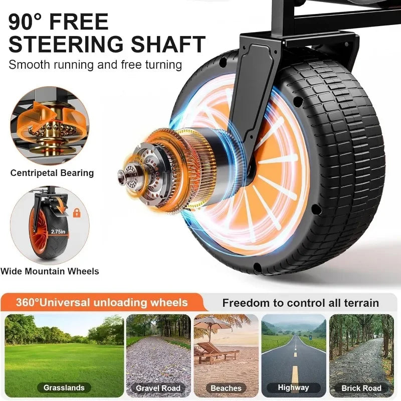 Hign-concerned All Terrain Folding Collapsible Garden Wagon