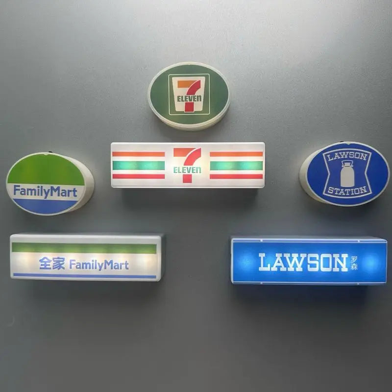 Magnetic Light Sign Box 711 Fridge Magnet For DIY Decoration