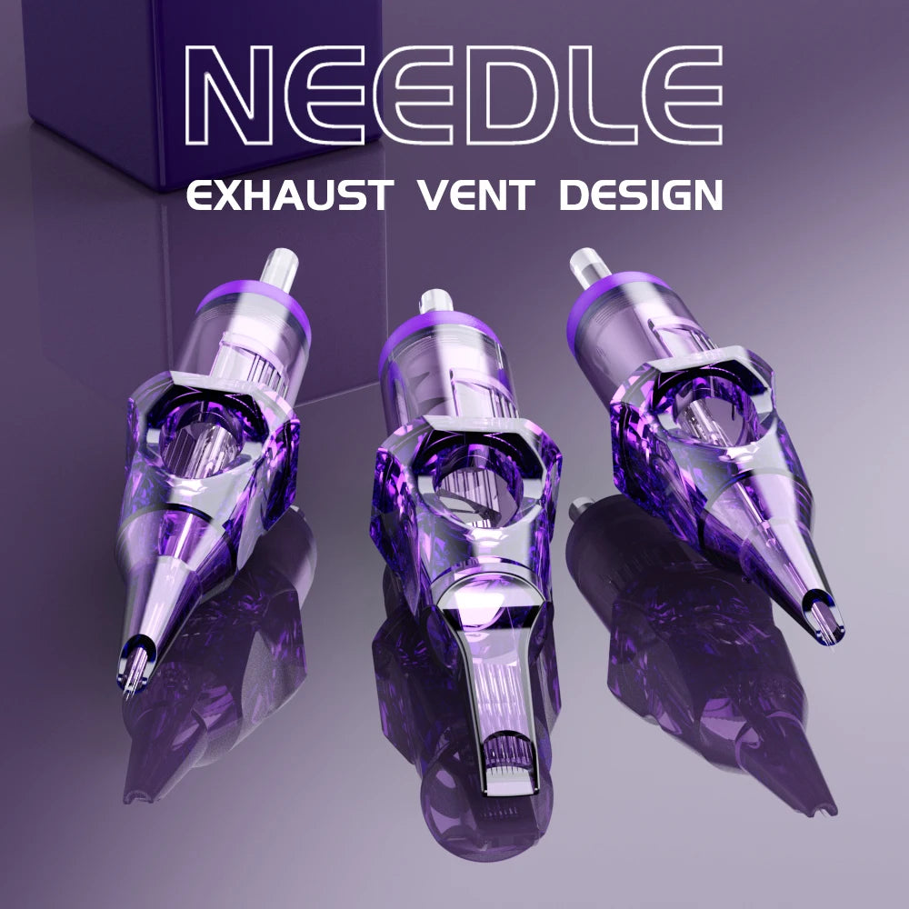 Gold Plume Tattoo Cartridge Needles 50 Set Rl Rs M1